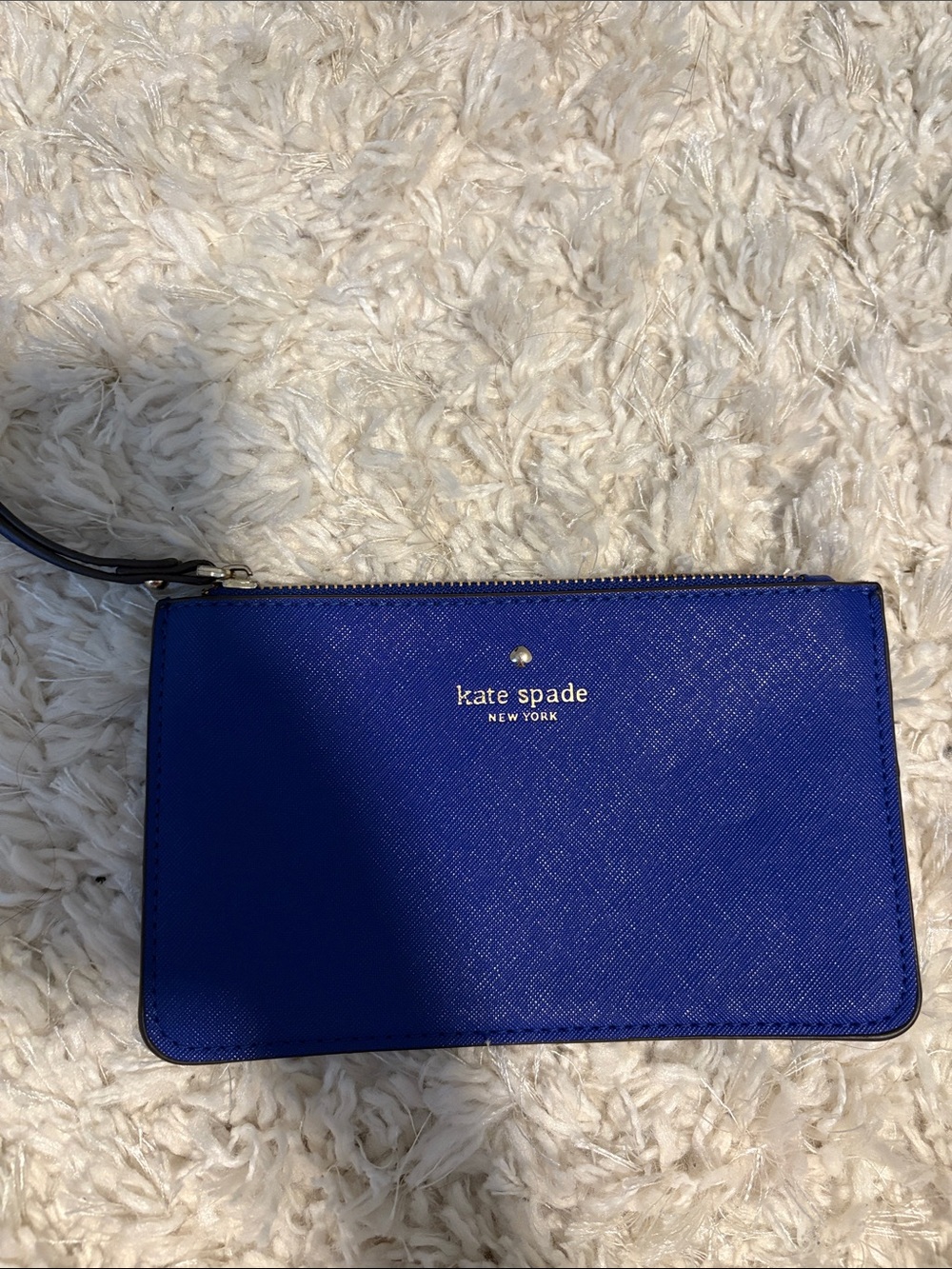 Royal blue Kate spade wristlet